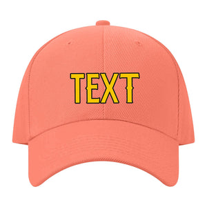 Custom Coral Pink Peach Powder Hat 31B21730