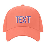 Custom Coral Pink Yellow Hat