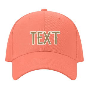 Custom Coral Pink Goldenrod Hat 31B21825