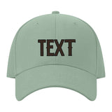 Custom Ash Green Black Hat