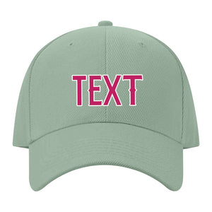 Custom Ash Green Light Pink Hat 32B21813