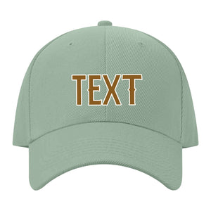 Custom Ash Green Dark Green Hat 32B21822