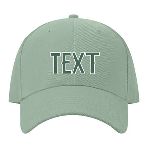 Custom Ash Green Slate Gray Hat 32B21827