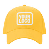 Custom Gold Pale Ice Blue Hat
