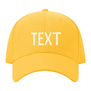 Custom Gold Light Purple Hat 33B21803