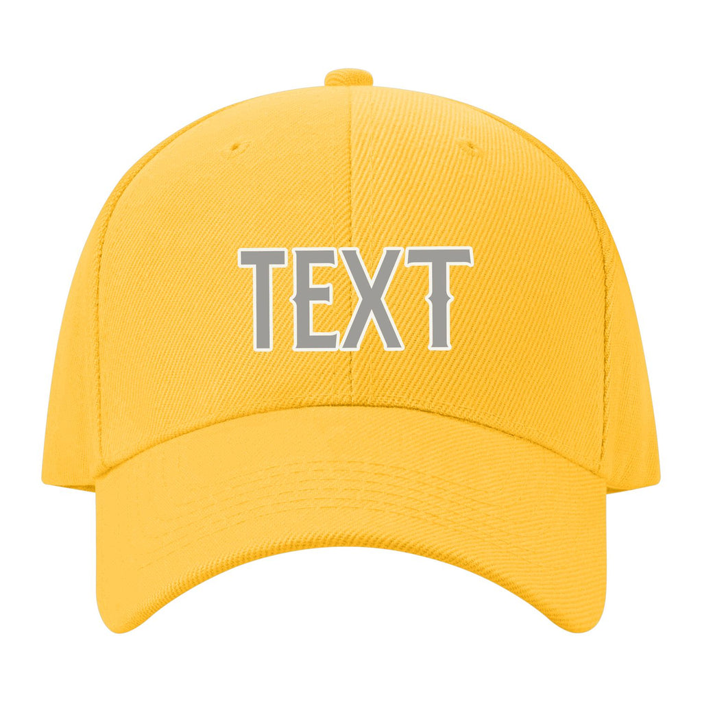 Custom Gold Light Green Hat 33B21804