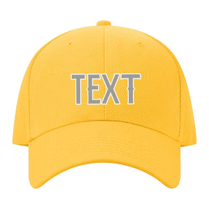 Custom Gold Light Green Hat 33B21804