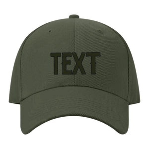 Custom Dark Green White Hat 34B21702