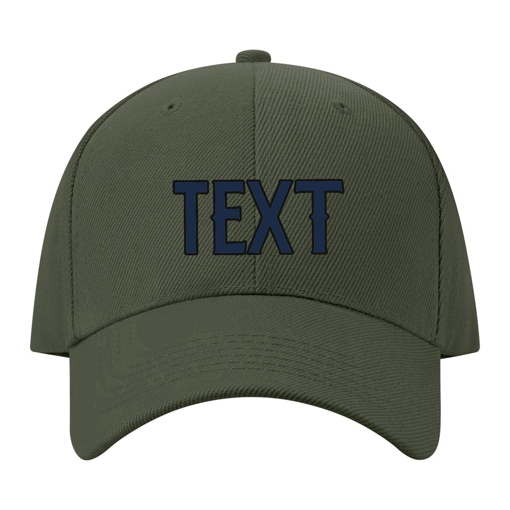 Custom Dark Green Pink Hat 34B21710