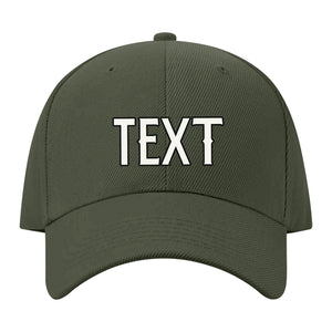 Custom Dark Green Pale Ice Blue Hat 34B21718