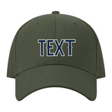 Custom Dark Green Pink Hat