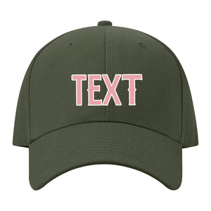 Custom Dark Green Light Emerald Green Hat 34B21821