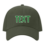 Custom Dark Green Misty Rose Hat 34B21824