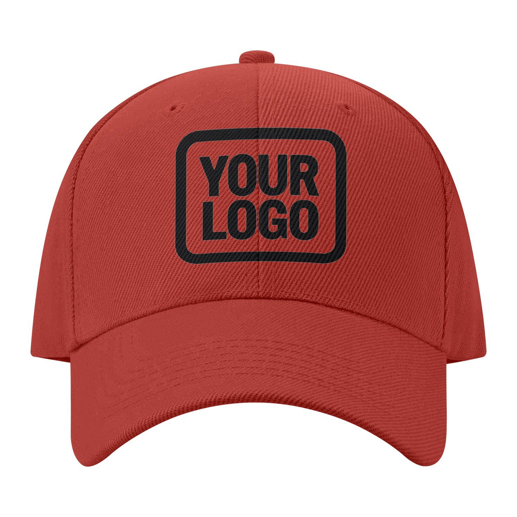 Custom Coral Red Mocha Hat 35B117