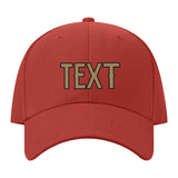 Custom Coral Red Goldenrod Hat