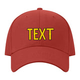 Custom Coral Red Peach Powder Hat