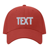 Custom Coral Red Dark Grey Hat