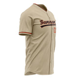 Custom Sand Baseball Jersey (With Black Color)