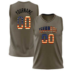Custom Olive Black Solid Color Basketball Jersey BS02240626LJ138
