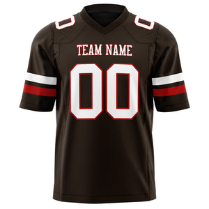 Custom Black White Solid Colour Football Jersey