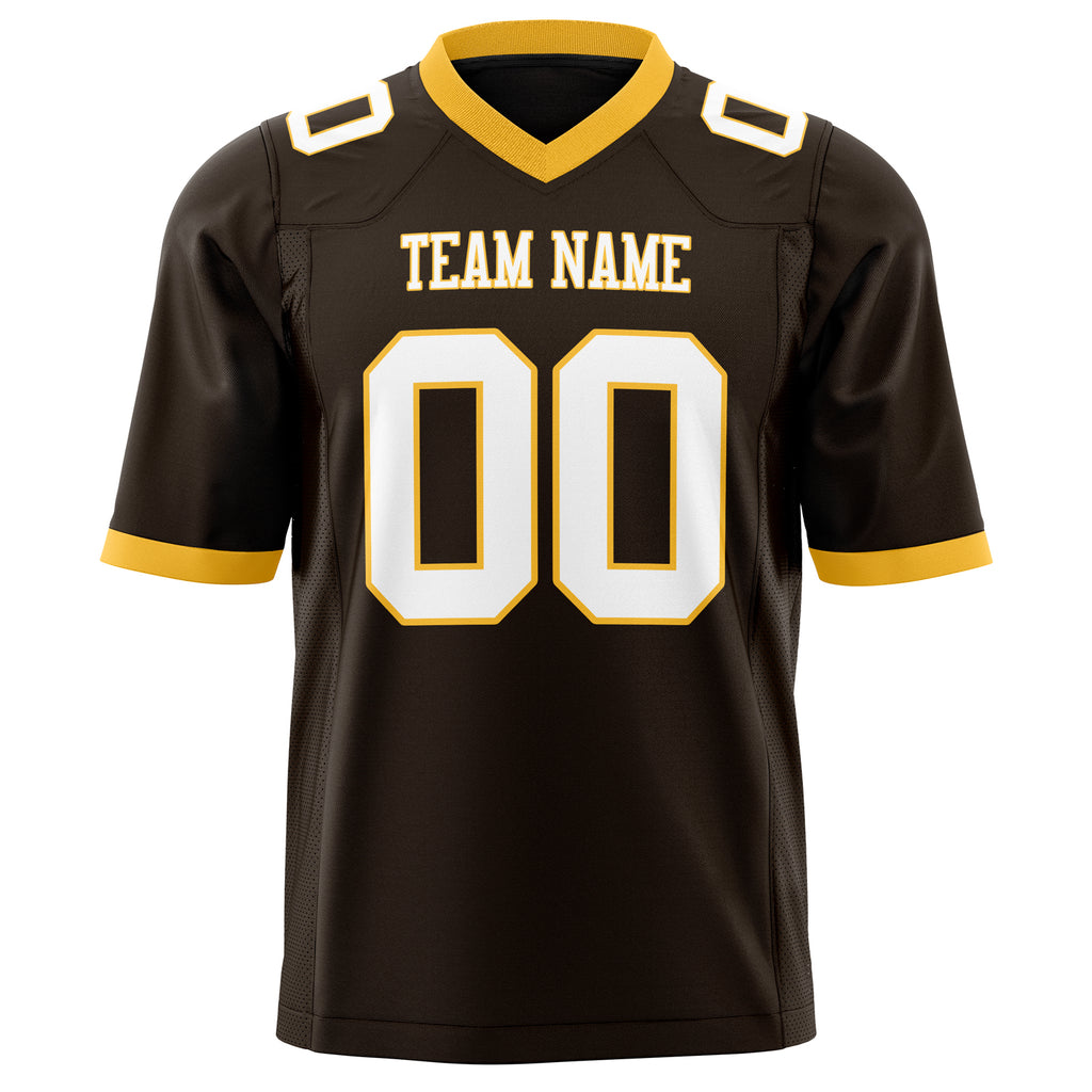Custom Black White Solid Colour Football Jersey