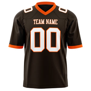 Custom Black White Solid Colour Football Jersey