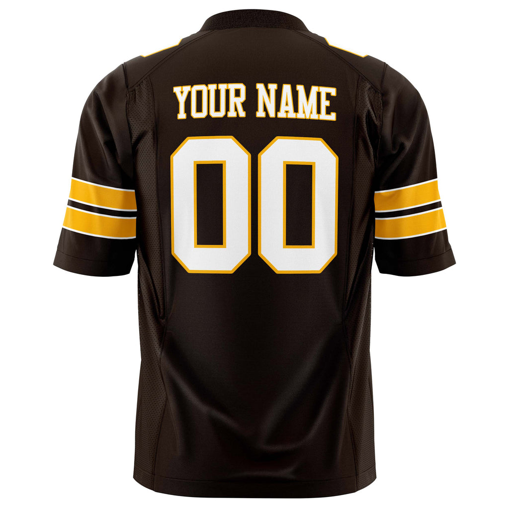 Custom Black White Solid Colour Football Jersey
