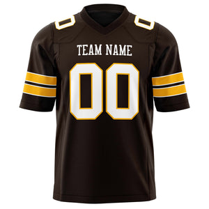 Custom Black White Solid Colour Football Jersey