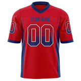 Custom Scarlet Royal Solid Colour Football Jersey