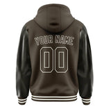 Custom Brown Brown Jacket