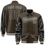 Custom Brown Brown Jacket