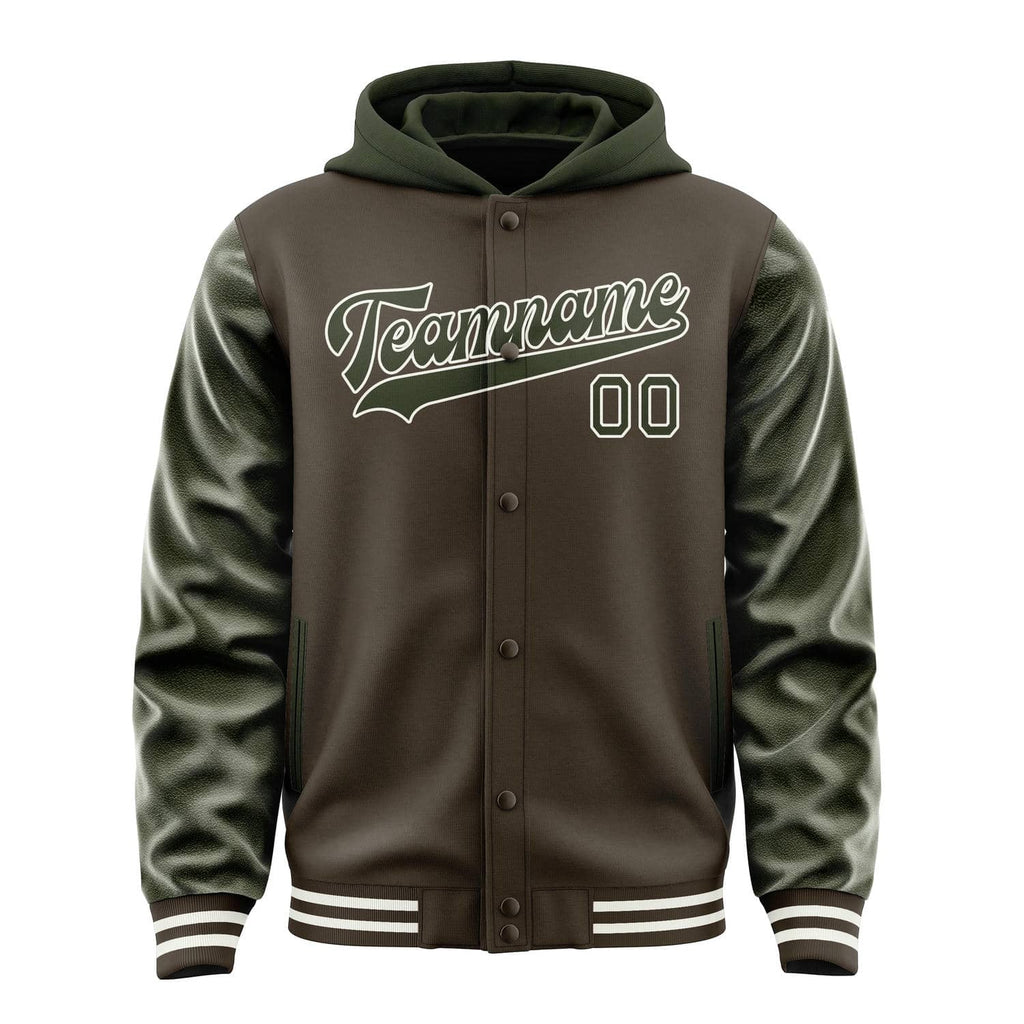 Custom Brown Olive Jacket