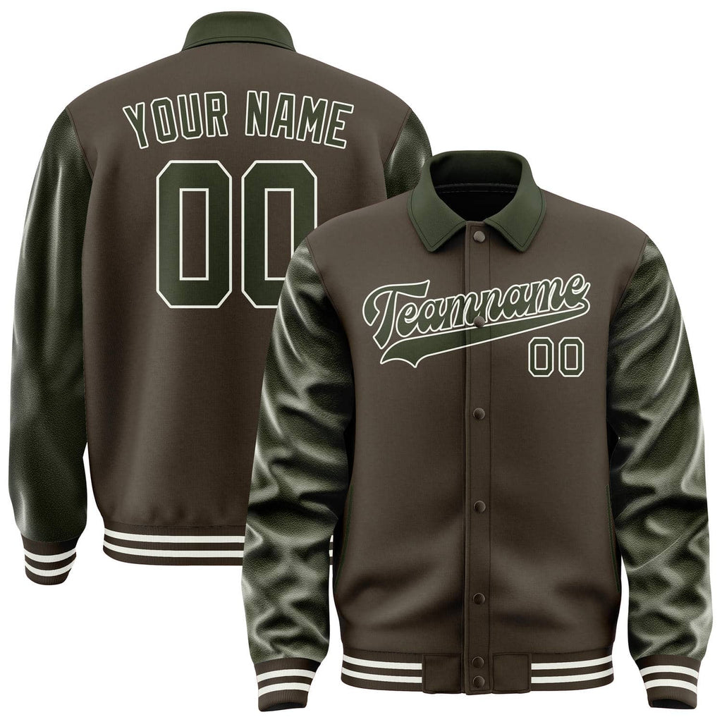 Custom Brown Olive Jacket