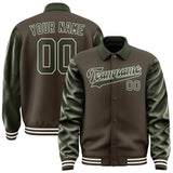 Custom Brown Olive Jacket