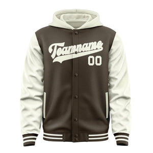 Custom Brown Cream Jacket