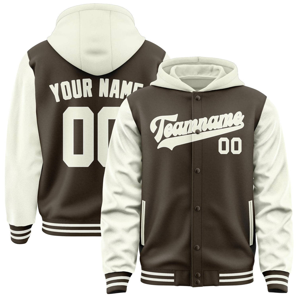 Custom Brown Cream Jacket