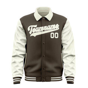 Custom Brown Cream Jacket