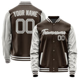 Custom Brown Gray Jacket