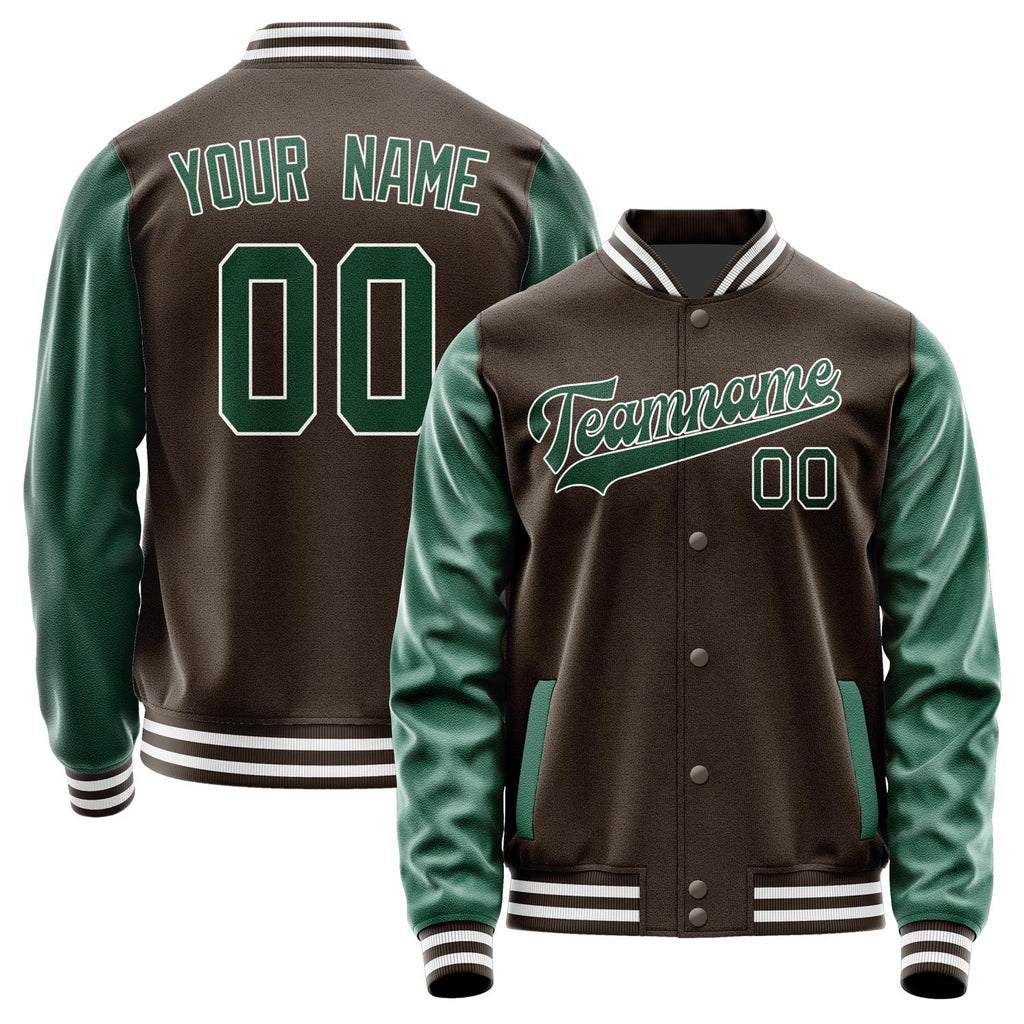 Custom Brown Green Jacket JA0101050118B31805