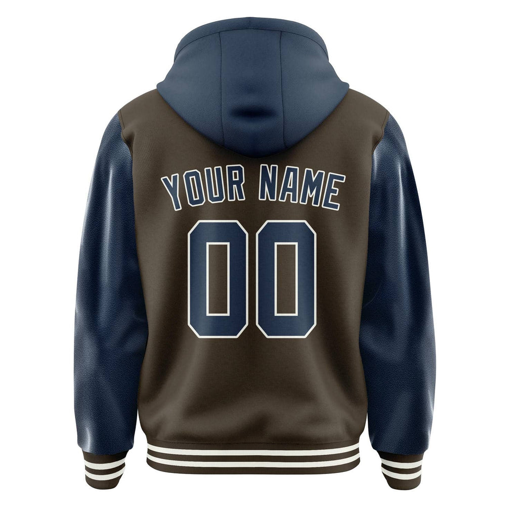 Custom Brown Blue Jacket