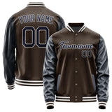 Custom Brown Navy Jacket