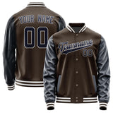Custom Brown Navy Jacket