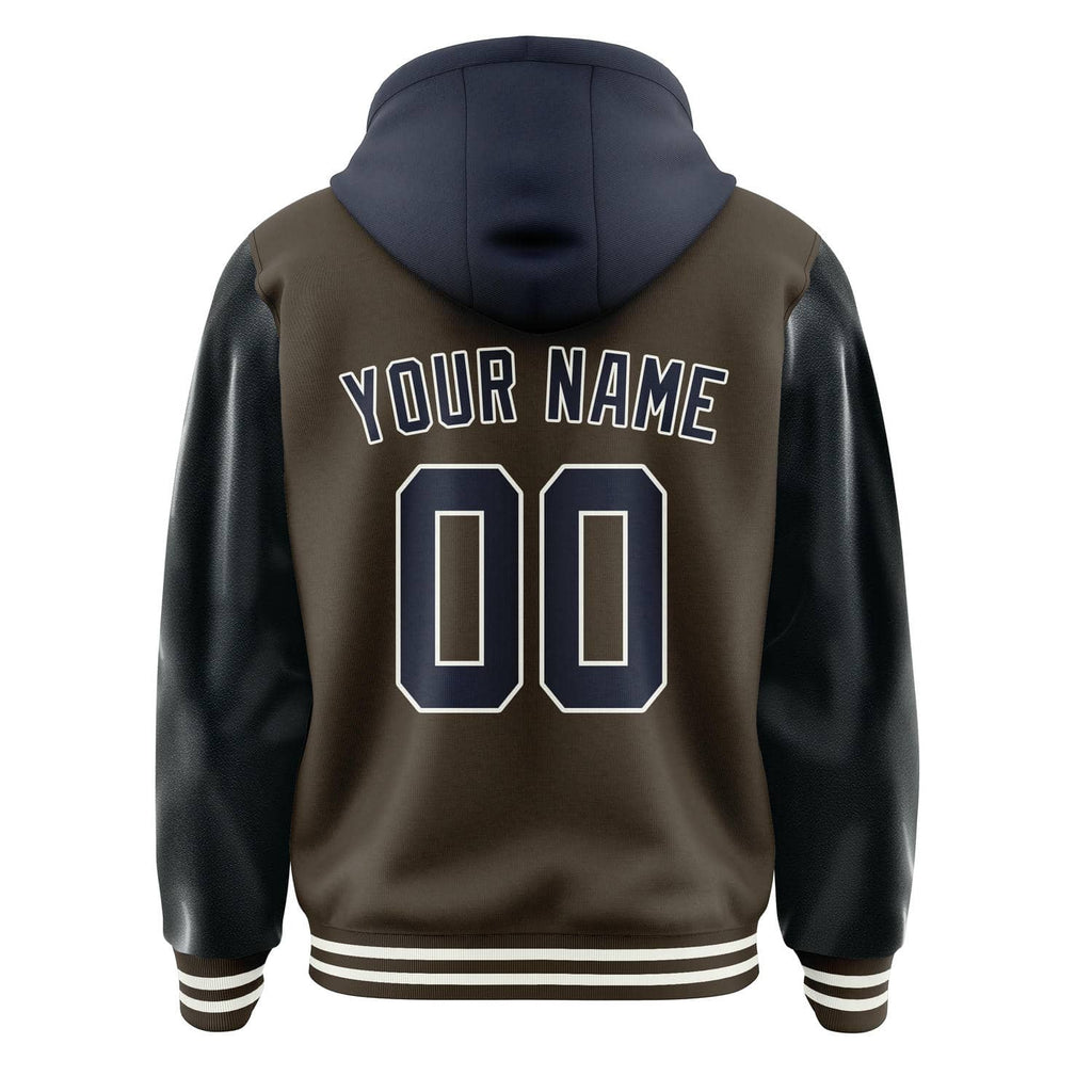 Custom Brown Navy Jacket
