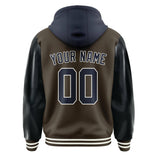 Custom Brown Navy Jacket