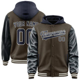 Custom Brown Navy Jacket
