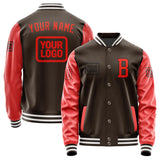 Custom Brown Orange Red Jacket