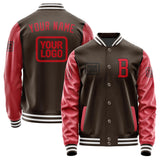 Custom Brown Red Jacket