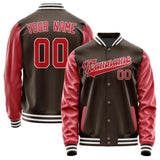 Custom Brown Red Jacket