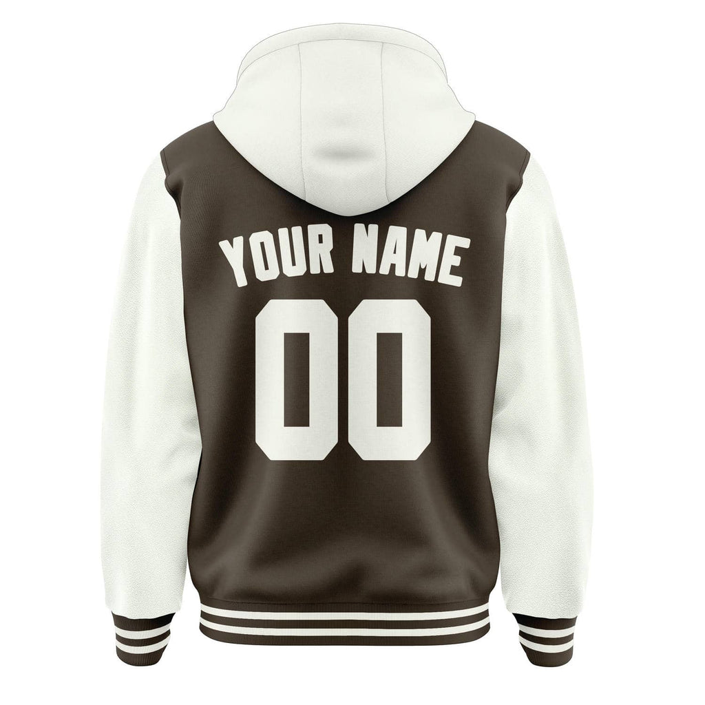 Custom Brown White Jacket
