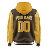 Custom Brown Yellow Jacket